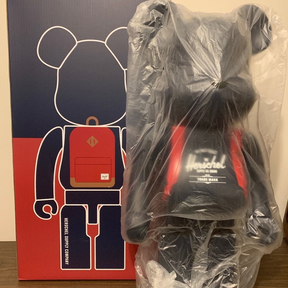 Medicom x Herschel BEARBRICK 1000% - Picture 7 of 10